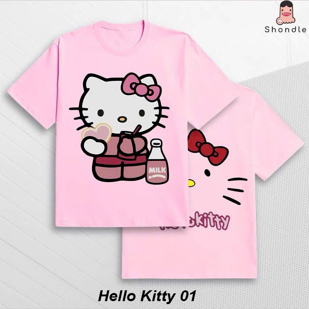 Áo thun TICI in pet Hello Kitty