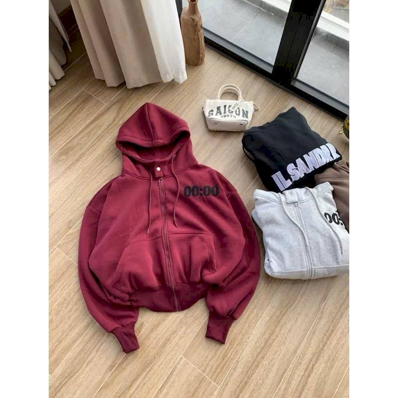 Nỉ XK logo in 00:00