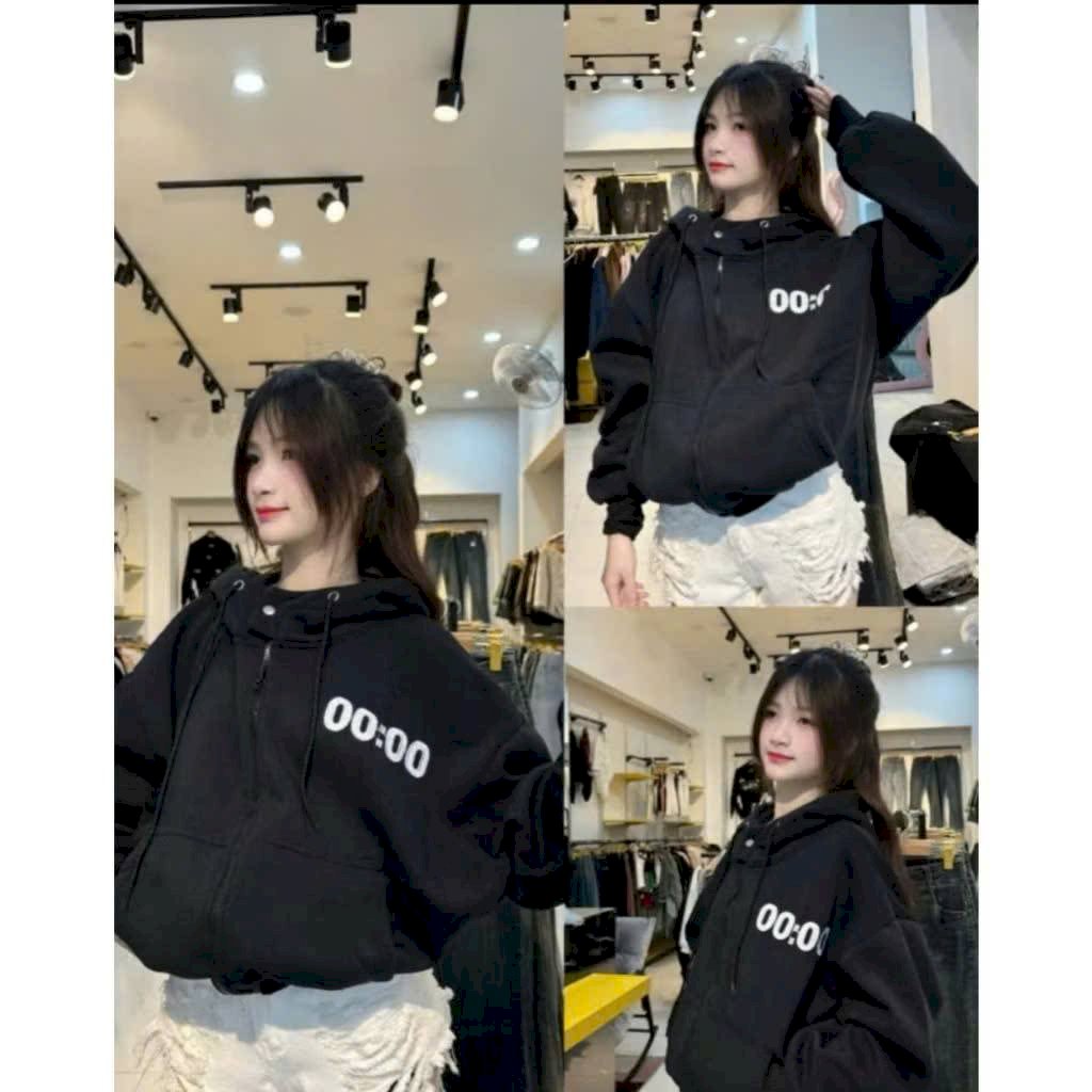 Nỉ XK logo in 00:00